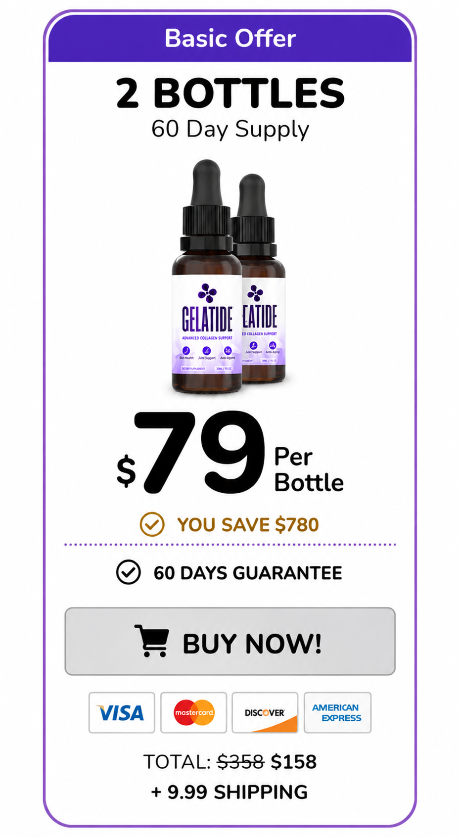 melt peak buy now 1 bottle