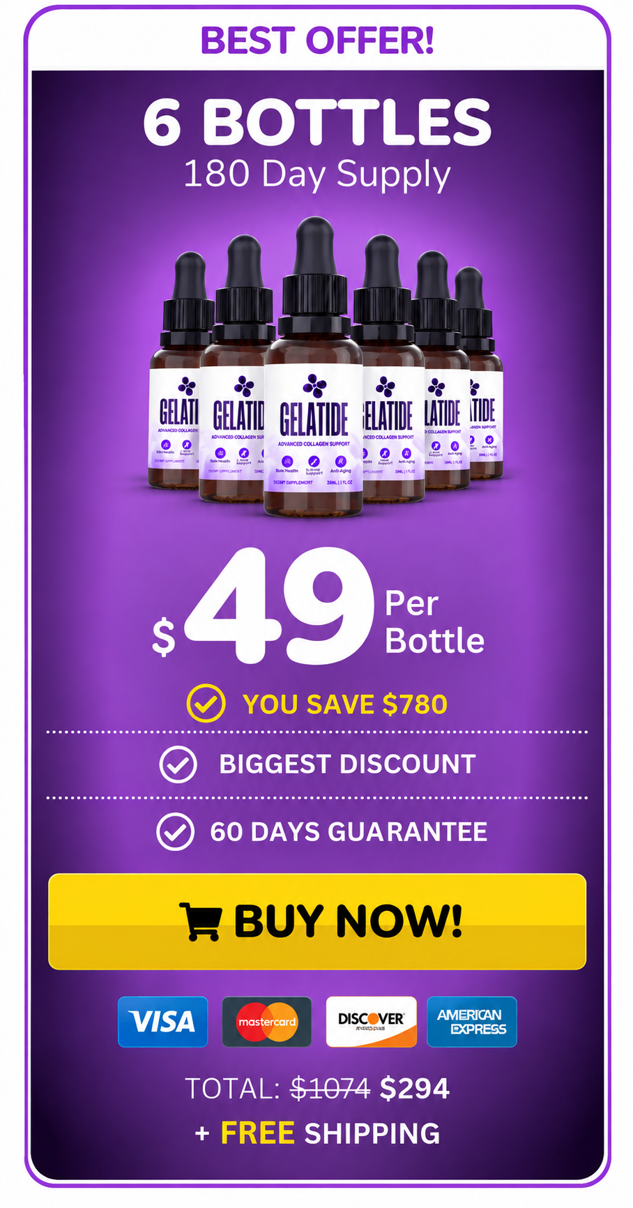 melt peak buy now 6 bottles