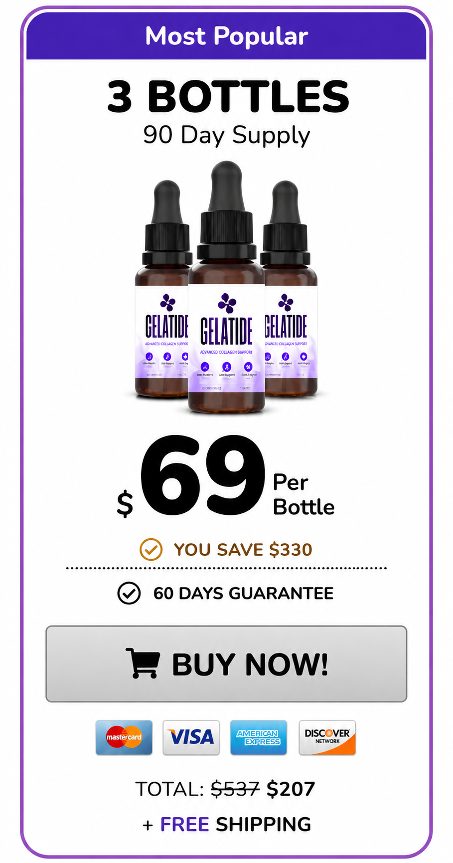 melt peak buy now 3 bottles